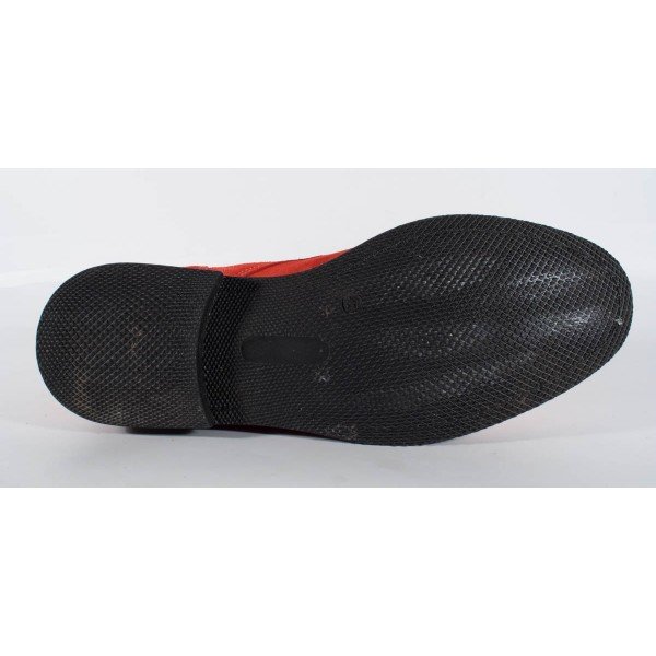 Pantofi rosii de barbati din velur (cod spb01)